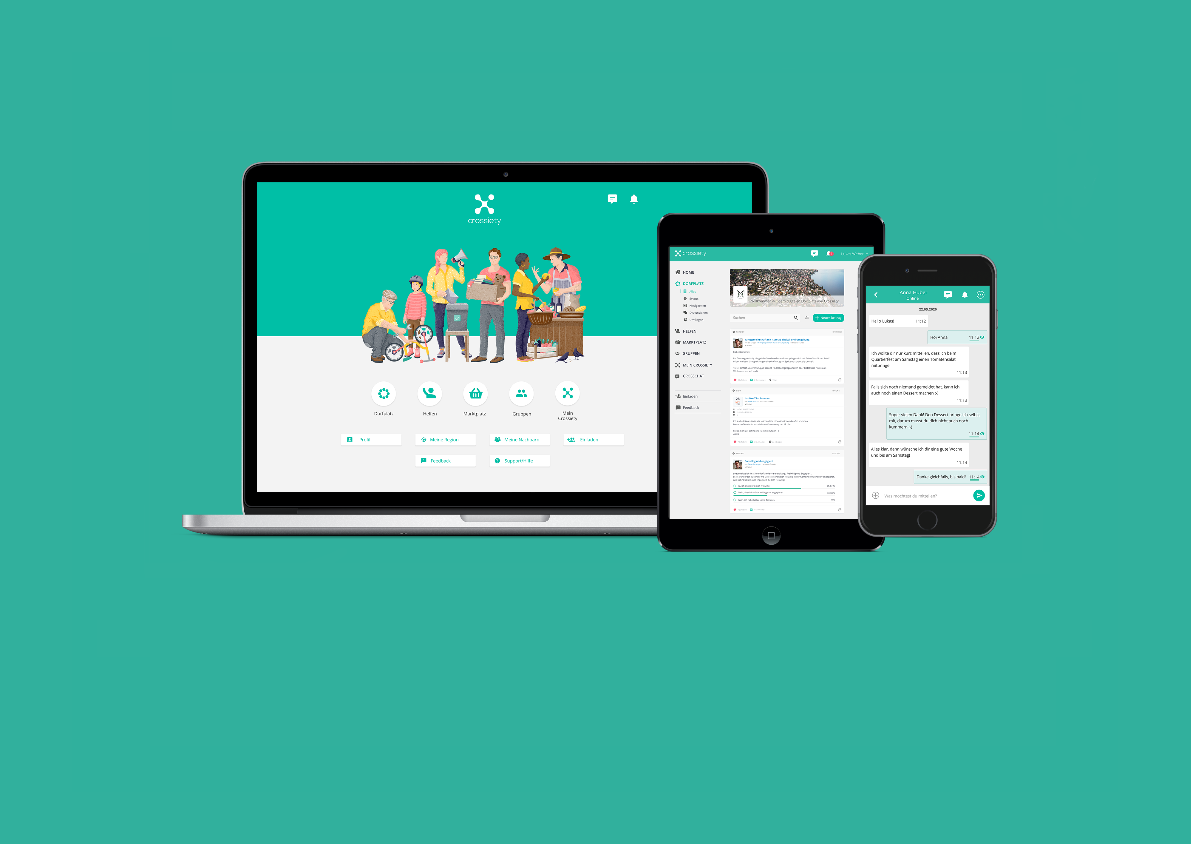 Crossiety, Social case study